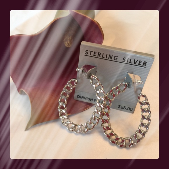 Other Jewelry - Large Sterling Silver Earrings