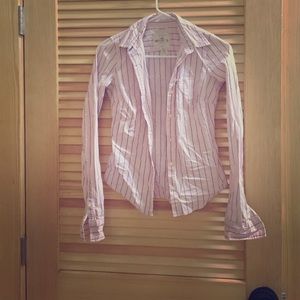 Button up collard shirt.