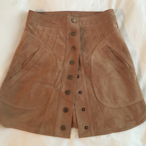 Calypso 100% Suede Skirt