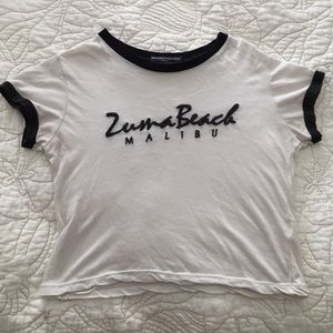 "Zuma Beach" Brandy Melville Crop Top