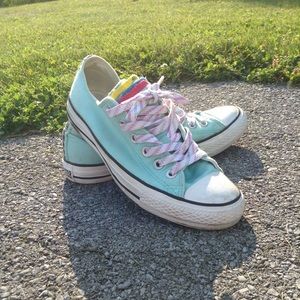 Minty/teal All Star Converse