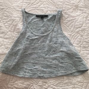 Topshop Cropped Flowy Tank