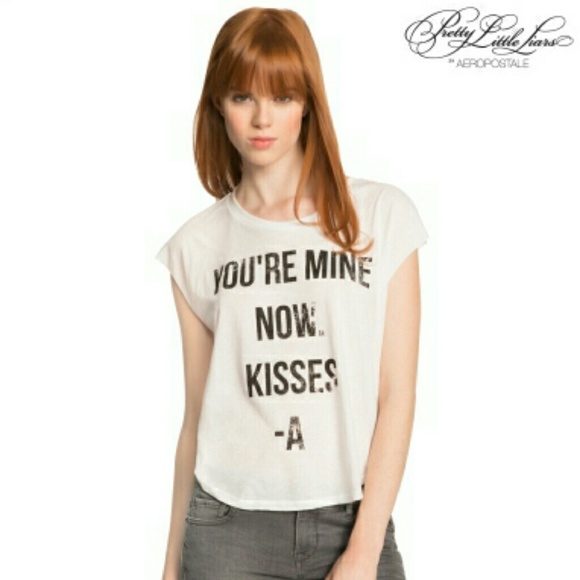 Aeropostale Pretty Little Liars shredded shirt