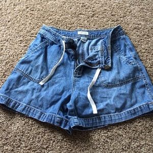 Denim shorts