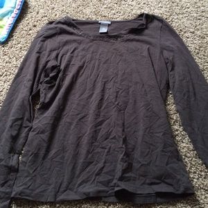 Brown Ann Taylor long sleeve shirt