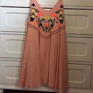Peach Shift Dress