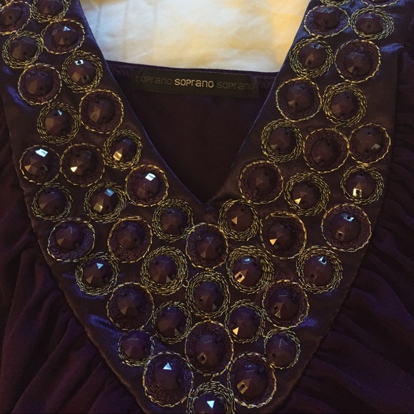Soprano plum dress from Nordstrom