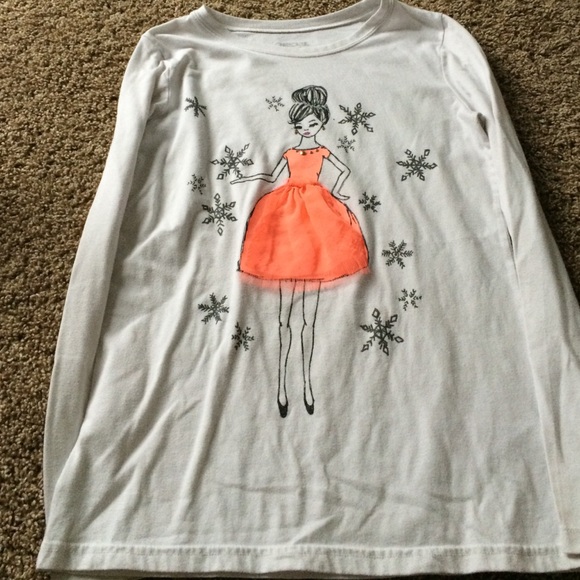 Long sleeve top of dancing girl