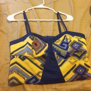 Tribal half shirt