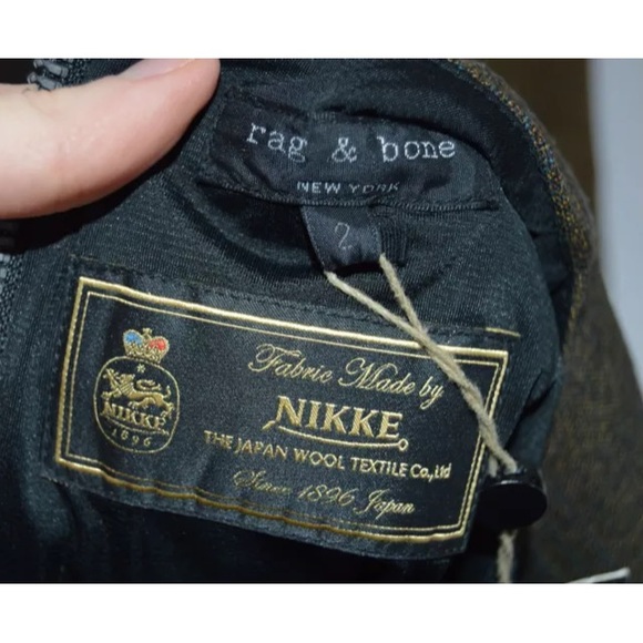 🎉 HP Rag and Bone Wool Leather Panel Dress 🎉 - Picture 2 of 4