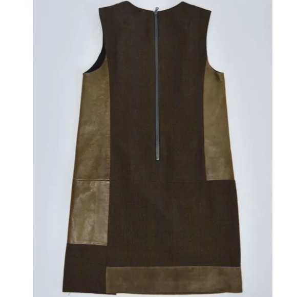 🎉 HP Rag and Bone Wool Leather Panel Dress 🎉 - Picture 4 of 4