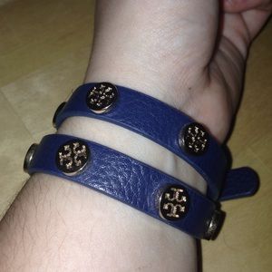 Navy Tory Burch bracelet
