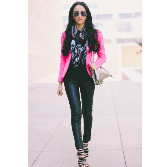 Hot pink H&M blazer