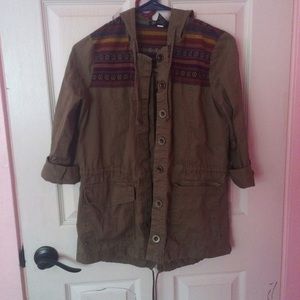 2 Olive green jackets for the price of one!