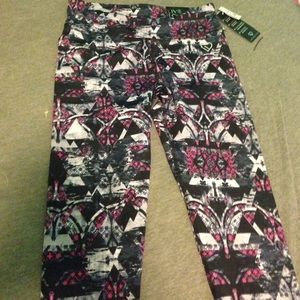 Black and pink leggings