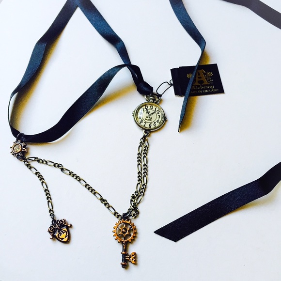 Alchemy Jewelry - Handcrafted 13 Hour Lunar Timepiece Choker