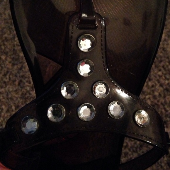 Black Jeweled Jellies - Picture 2 of 3