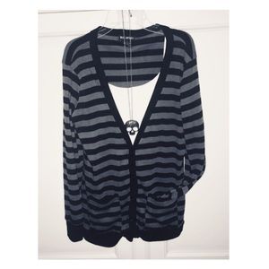 Black/grey stripped cardigan!