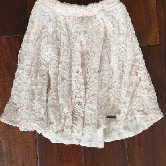 New Abercrombie & Fitch Pink Lace Skirt - Picture 1 of 1