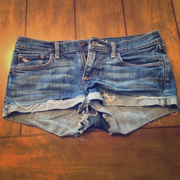 Abercrombie jean shorts