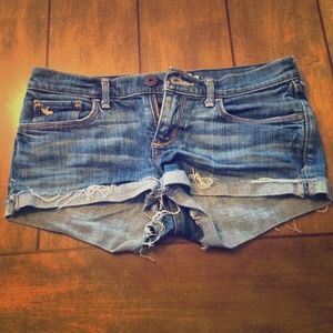 Abercrombie jean shorts