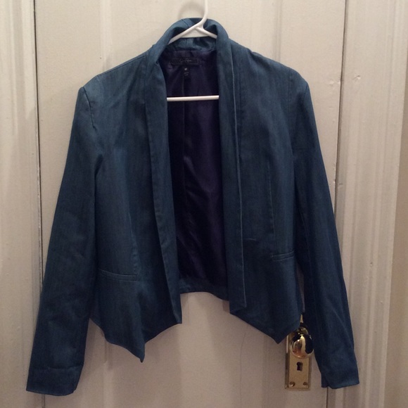 Denim blazer