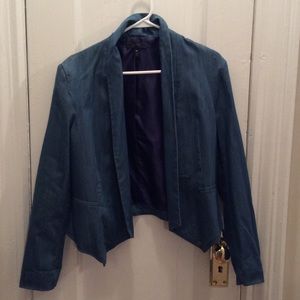 Denim blazer