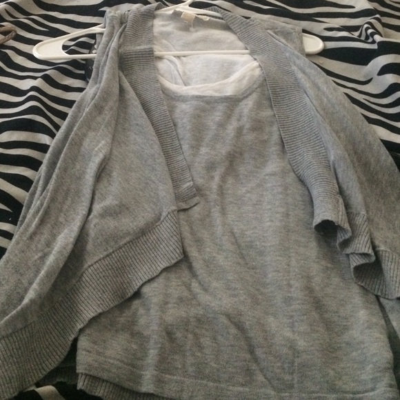 Grey tank sweater