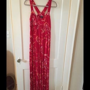 Express print maxi dress