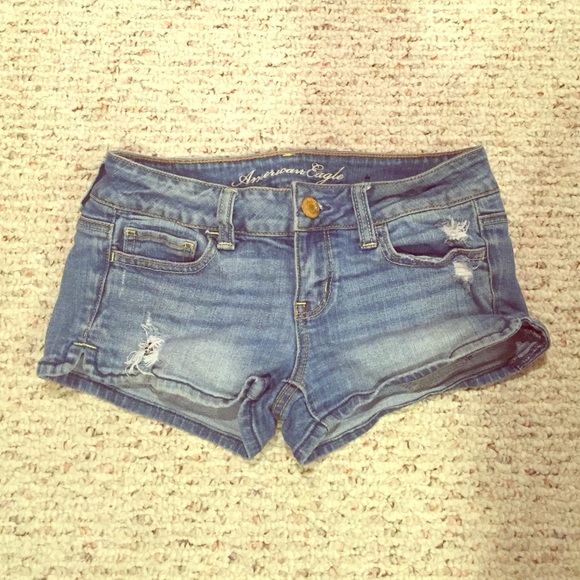 Denim shorts