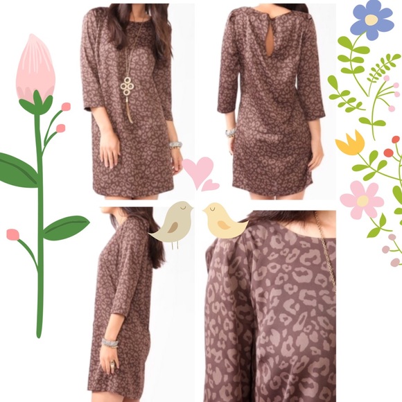 🆕💕NWT FOREVER 21 Essential Cheetah Shift Dress