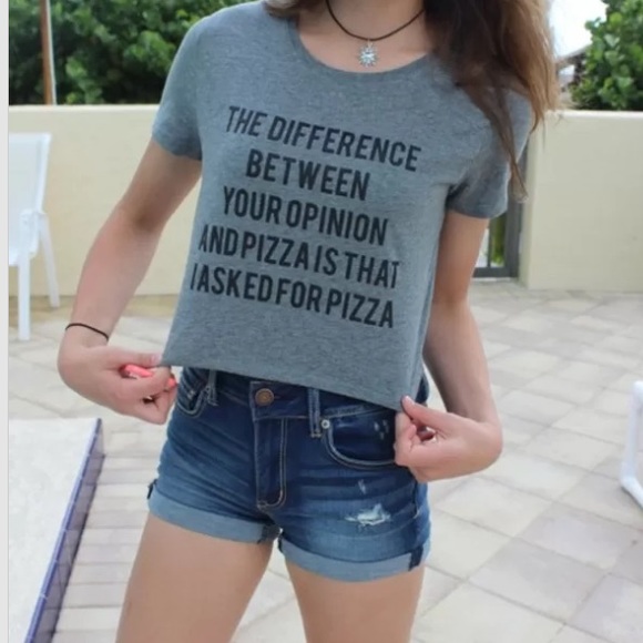 Pizza Crop Top
