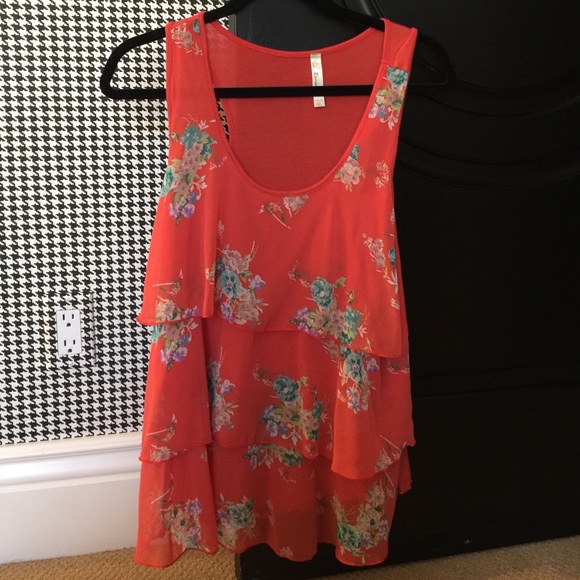 Floral tank top