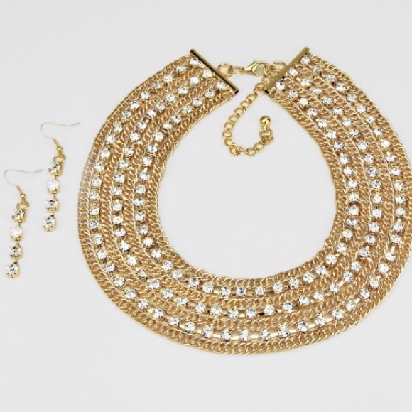 Bling Collared Set