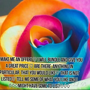 Make an offer ! on any item!