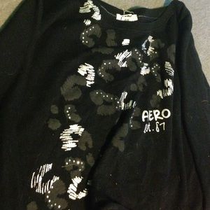 Long sleeve crop top