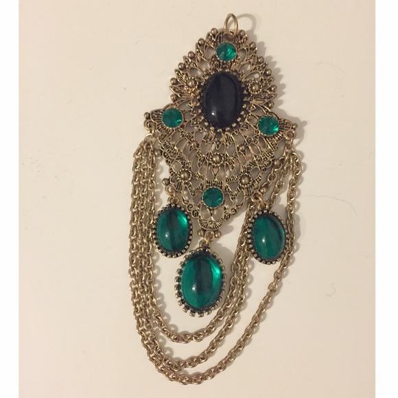Green and Gold Pendant