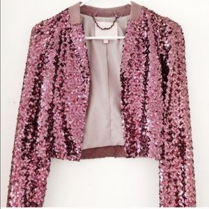 REBECCA TAYLOR sequin jacket