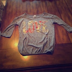 Half Sleeve Love top