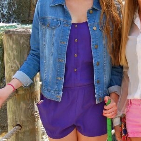 Purple Lush Romper