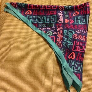 Coach scarf