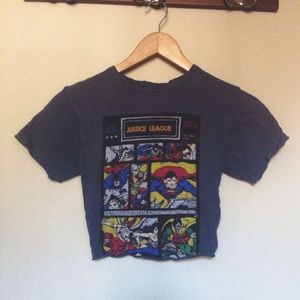 Justice League Crop Top