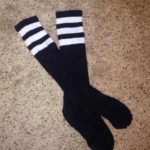 Striped Knee-High Sock