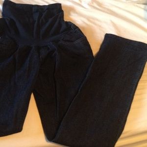 Maternity boot cut jeans - dark wash