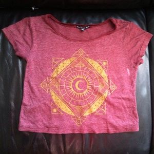 Truly madly deeply Graphic crop top