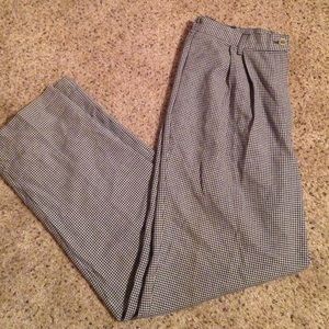 Highwaisted Gingham Slacks