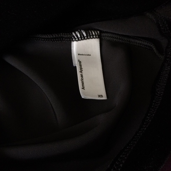 Stretch velvet long sleeve off shoulder top - Picture 2 of 3