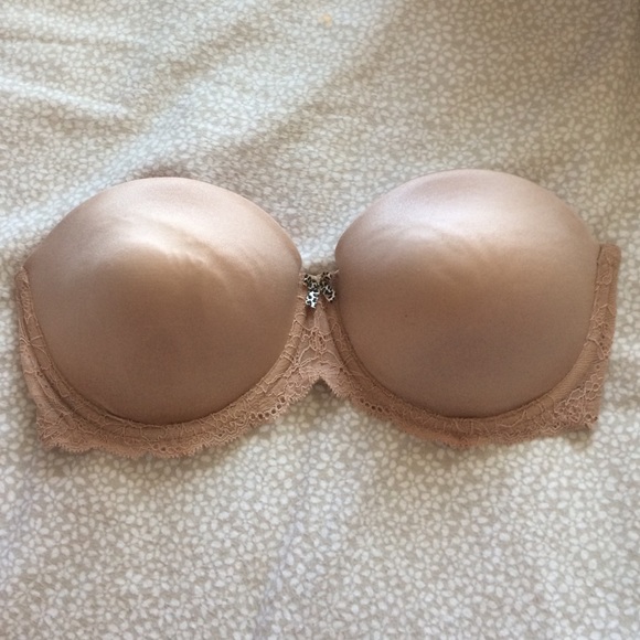 strapless nude VS bra