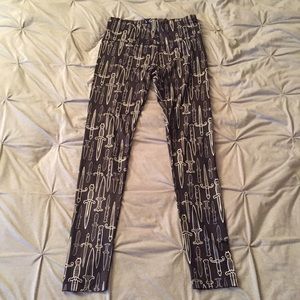 Knife printed leggings