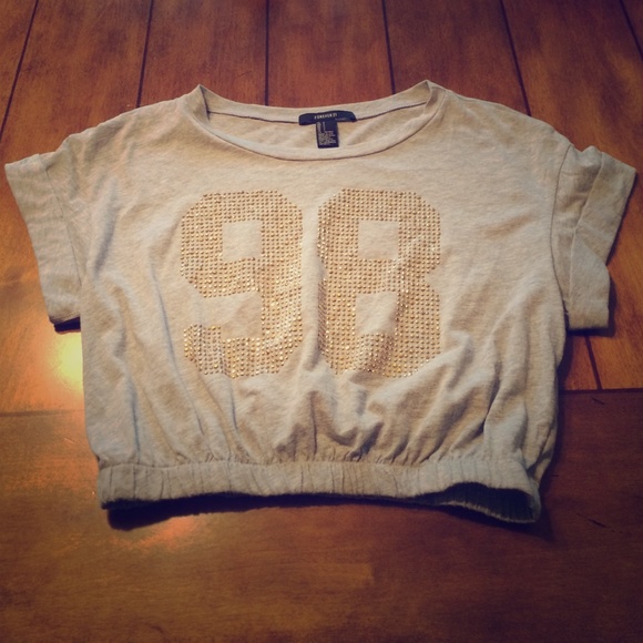 Forever 21 grey top